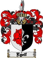 Egolf coat of arms family crest download