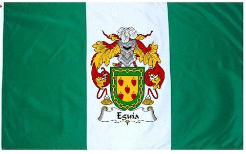 Eguia family crest coat of arms flag