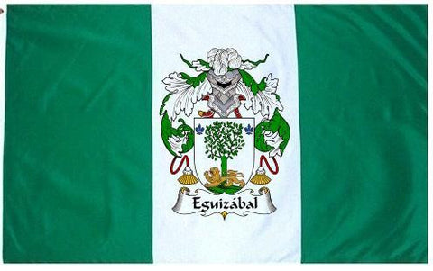 Eguizabal family crest coat of arms flag