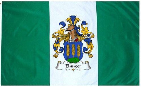 Ehinger family crest coat of arms flag
