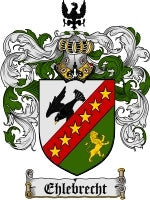 Ehlebrecht coat of arms family crest download