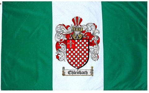 Ehlenbach family crest coat of arms flag