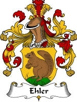 Ehler coat of arms family crest download