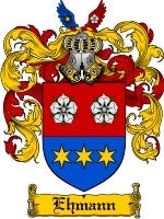 Ehmann coat of arms family crest download