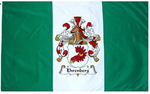 Ehrenberg family crest coat of arms flag