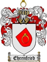 Ehrenfried coat of arms family crest download