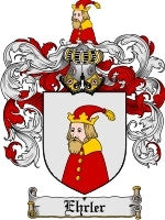 Ehrler coat of arms family crest download