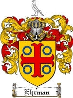 Ehrman coat of arms family crest download