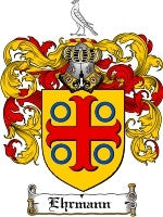 Ehrmann coat of arms family crest download