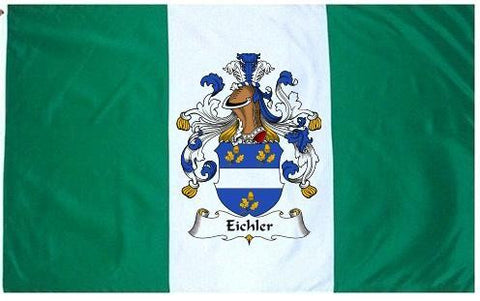 Eichler family crest coat of arms flag