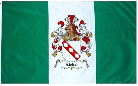 Eickel family crest coat of arms flag