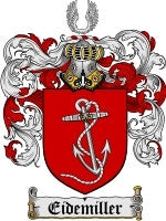 Eidemiller coat of arms family crest download