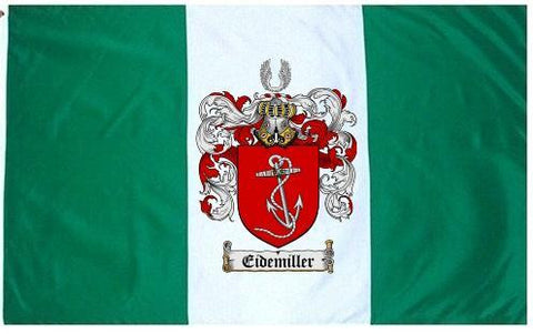 Eidemiller family crest coat of arms flag