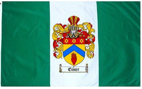 Eimer family crest coat of arms flag