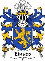 Einudd coat of arms family crest download