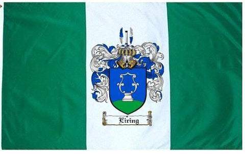 Eiring family crest coat of arms flag