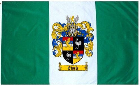 Eisele family crest coat of arms flag