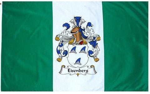 Eisenberg family crest coat of arms flag