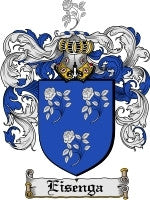 Eisenga coat of arms family crest download