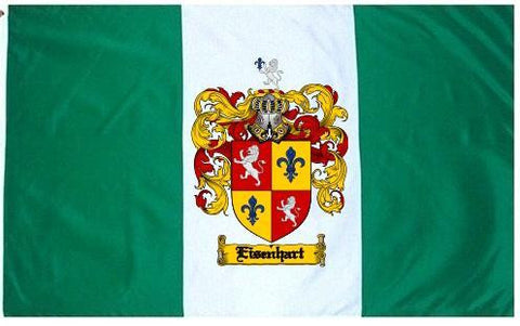 Eisenhart family crest coat of arms flag