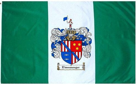 Eisenmenger family crest coat of arms flag