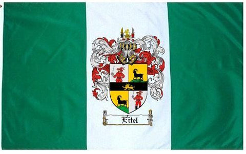 Eitel family crest coat of arms flag