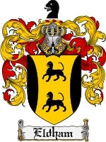 Eldham coat of arms family crest download