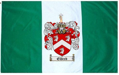 Eldred family crest coat of arms flag