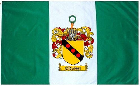 Eldredge family crest coat of arms flag