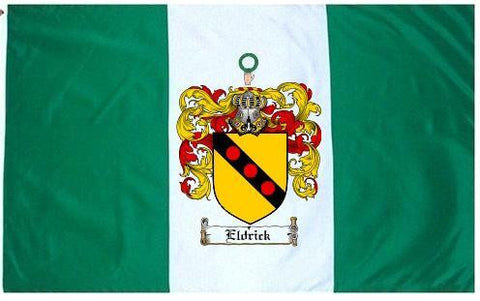 Eldrick family crest coat of arms flag