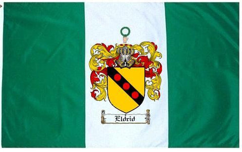 Eldrid family crest coat of arms flag