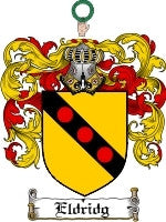 Eldridg coat of arms family crest download