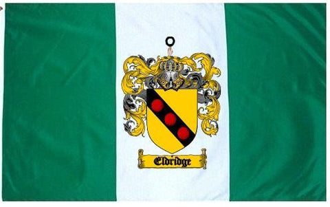 Eldridge family crest coat of arms flag