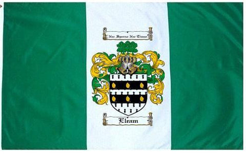 Eleam family crest coat of arms flag