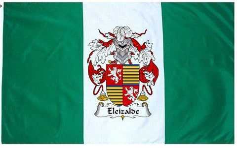 Eleizalde family crest coat of arms flag