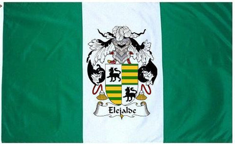 Elejalde family crest coat of arms flag