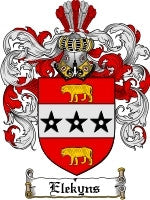 Elekyns coat of arms family crest download