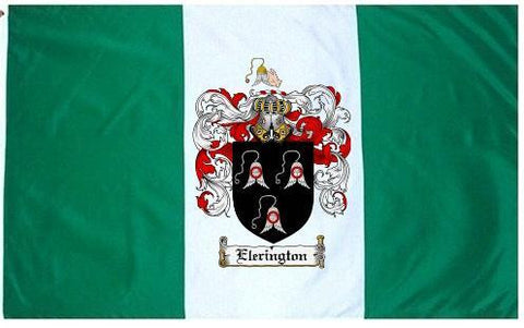 Elerington family crest coat of arms flag