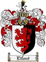 Elford coat of arms family crest download