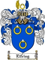 Elfring coat of arms family crest download