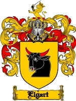 Elgart coat of arms family crest download