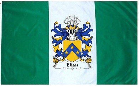 Elian family crest coat of arms flag