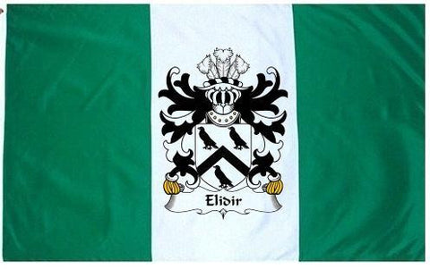 Elidir family crest coat of arms flag