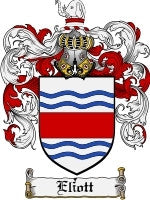 Eliott coat of arms family crest download