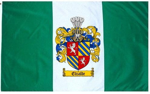 Elizalde family crest coat of arms flag