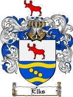 Elks coat of arms family crest download