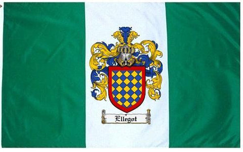 Ellegot family crest coat of arms flag