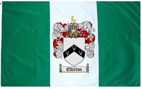 Ellerton family crest coat of arms flag