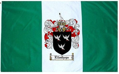 Elleshope family crest coat of arms flag