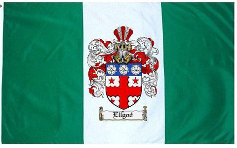 Ellgod family crest coat of arms flag